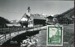 70537 Austria, Maximum 1956 The Church Of Pragraten In Osttirol, Architecture - Maximum Cards