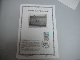 (22.05) BELGIE 1981 Kasteel Van Egmont - Souvenir Cards