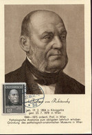 70540 Austria, Maximum 1937 Freiherr Von Rokitansky,anatomist, Pathologist, Anatom, - Maximum Cards