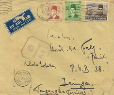 Egypt 1942 Cairo To Germans In Iringa Estate Plantation Censored Egypt & Tanganyika R/1 Inter German Communication Cover - Kenya, Uganda & Tanganyika