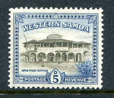 Delcampe - Samoa 1944-49 Pictorials - Multiple Wmk. - 5d Apia Post Office HM (SG 205) - Samoa (Staat)