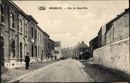 BELLE CPA !! WAGNELEE ( FLEURUS CHARLEROI ) - RUE DU HAUT PAS - Fleurus