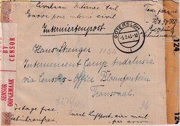DR - Gütersloh 1943 Luftpost-Kriegsgefangenenbrief N. TRANSVAAL (Bloemfontein) - Covers & Documents
