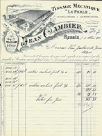 RENAIX  -  Jean Cambier ( Tissage Mécanique " La Perle " -  1911 - Vestiario & Tessile