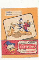 PR 207 /  PROTEGE CAHIER -  MOUTARDE GREY-POUPON DIJON EN  VERRES WALT DISNEY   (24,00 Cm X 18,00 Cm ) - Protège-cahiers