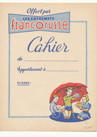 PR 209 /  PROTEGE CAHIER -    LES ENTREMETS FRANCORUSSE   (24,00 Cm X 18,00 Cm ) - Protège-cahiers