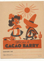 PR 217 /  PROTEGE CAHIER - CACAO BARRY   (24,00 Cm X 18,00 Cm ) - Protège-cahiers