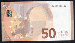 50 EURO ITALY  LAGARDE S040 SA  Ch  "93"  UNC - 50 Euro