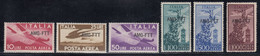 Trieste AMG-FTT Selezione Di 6 Valori Posta Aerea Sass. 20/24-26 MNH** Cv 180 - Luchtpost