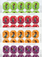 Turkey/Turquie 2021 - EURO 2020 - Sports - European Football Championship - 4 Complete Full Sheets + Flyer - Superb*** - Lettres & Documents