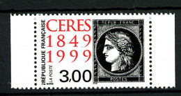 3211 - 3F00 Noir Et Rouge - 150° Anniversaire Du Timbre - Neuf N** - Très Beau - Unused Stamps