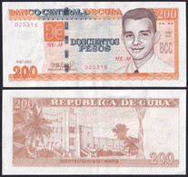 2022-BK-2 CUBA 200$ 2021 FRANK PAIS UNC. - Cuba