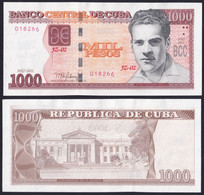 2021-BK-4 CUBA 1000$ 2021 JULIO ANTONIO MELLA UNC REEMPLAZO SERIE JZ. REPLACEMENT. - Cuba
