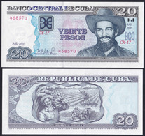 2020-BK-1 CUBA 20$ 2020 CAMILO CIENFUEGOS UNC. - Cuba