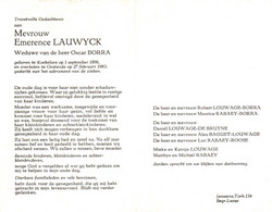 Emerence Lauwyck (1898-1983) - Images Religieuses
