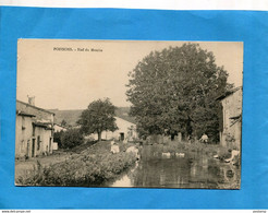 POISSONS-Bief Du Moulin-les Lavandières- Beau Plan Animé- édition- Dupond-a Voyagé 1915 - Poissons