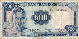 SOUTH VIETNAM 500 DONG 1966   P-23a VF - Viêt-Nam