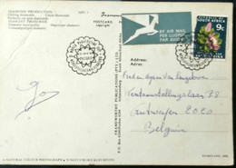 Parachute, Parachuting, Adventure Sports, Pictorial Postmark, South Africa, Diamond Industry, - Parachutespringen