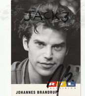 AUTOGRAFO -  AUTOGRAFO-Johannes Brandrup- RTL AK-ORIGINALE- ATTORE - Autographs