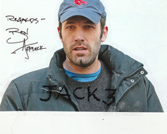 AUTOGRAFO -  Ben Affleck, All'anagrafe Benjamin Géza Affleck-Boldt, è Un Attore, Regista, Sceneggiatore E Produttore - - Autografi