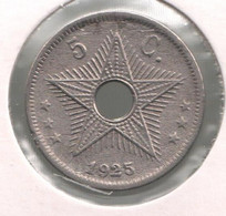 CONGO * ALBERT I * 5 Cent 1925 * Z.Fraai / Prachtig * Nr 11102 - 1910-1934: Albert I.