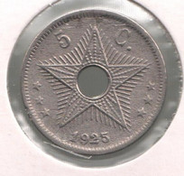 CONGO * ALBERT I * 5 Cent 1925 * Z.Fraai / Prachtig * Nr 11102 - 1910-1934: Albert I
