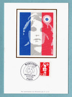 Carte Maximum 1989 - Marianne Du Bicentenaire (Briat) 1989 - 2,30 F - YT 2714 - Paris - - 1980-89