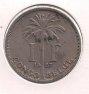 CONGO * ALBERT I * 1 Frank 1927 Fr * Z.Fraai / Prachtig * Nr 11118 - 1910-1934: Alberto I