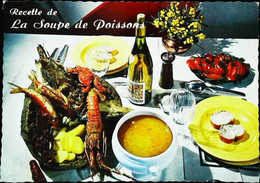 ► Bouteille De  La Coopérative De BANDOL (Reccette De La Soupe De Poissons Et Crustacés) Langouste - Recettes (cuisine)