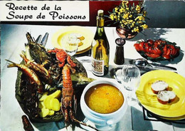 ► Bouteille De  La Coopérative De BANDOL (Reccette De La Soupe De Poissons Et Crustacés) Langouste - Recettes (cuisine)