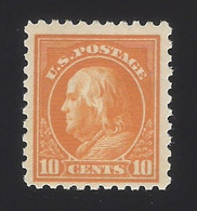 US #472 1916-17 Orange Yellow Perf 10 Unwmk MNH F-VF Scv $230 - Unused Stamps