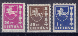 Lithuania Litauen 1937,1939 Mi#414,416,432 Mint Hinged - Lituania