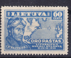Lithuania Litauen 1936 Mi#407 Mint Hinged - Lithuania