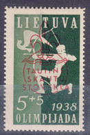 Lithuania Litauen 1938 Mi#421 Mint Hinged - Lituanie