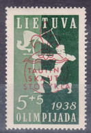 Lithuania Litauen 1938 Mi#421 Mint Hinged - Lithuania