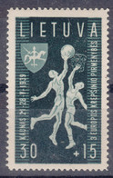 Lithuania Litauen 1939 Mi#430 Mint Never Hinged - Lituania