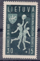 Lithuania Litauen 1939 Mi#430 Mint Hinged - Litauen