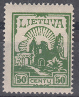 Lithuania Litauen 1925 Mi#241 C, Perforation 14 1/4 : 14 Mint Hinged - Lituania