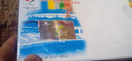 China 2001 B.J.F-80(q)Holographic Commemorative Covers Of The 21st Universiade 12V - Hologrammen