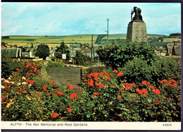 The War Memorial & Rest Gardens, Alyth, Scotland - Posted 1991 To Australia With Stamp - Perthshire