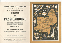 Publicité, G. Réaubourg & Cie, Docteur En Pharmacie, BERRY, Gastronomie Berrichone ,  4 Pages, 2 Scans, Frais Fr 1.85 E - Publicidad