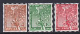 Berlin 1952 74-76 ** Jeux Olympiques Helsinki Flamme Olympique - Zomer 1952: Helsinki