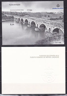ESPAÑA - 2013 - Prueba De Lujo 114 - Puentes De España - Puente Romano De Merida - Blocs & Hojas