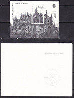 ESPAÑA - 2010 - Prueba De Lujo 102 - Catedral De Segovia - Blocs & Hojas
