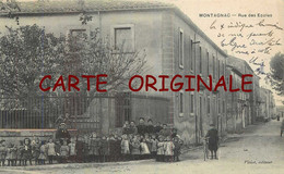 34 ☺♦♦ MONTAGNAC < RUE Des ECOLES Avec GROUPE D'ENFANTS - Montagnac