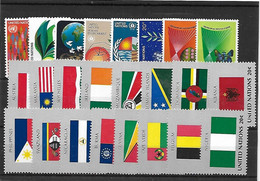 Nations Unies - ONU - New York - Année 1982 Complète - Yvert 359 - 382 Neufs ** - - Neufs