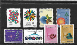 Nations Unies - ONU - Genève - Année 1982 Complète - Yvert 103 - 110 Neufs ** - - Unused Stamps