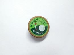 Insigne De Boutonnière ( No Pin's ) , Golf , Greenmark , Marquez Vous - Golf