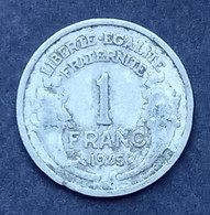 1 Franc Morlon Aluminium 1945 - 1 Franc