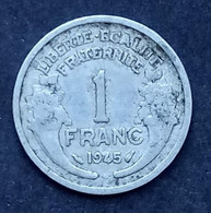 1 Franc Morlon Aluminium 1945 - 1 Franc